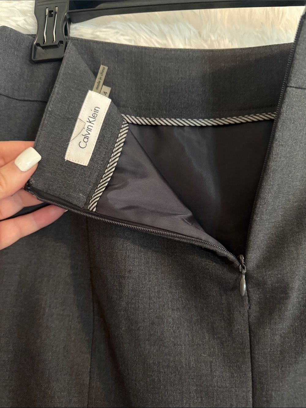 Calvin Klein Women’s Suit Set with Blazer, Trousers, and Pencil Skirt - Picture 8 of 8
